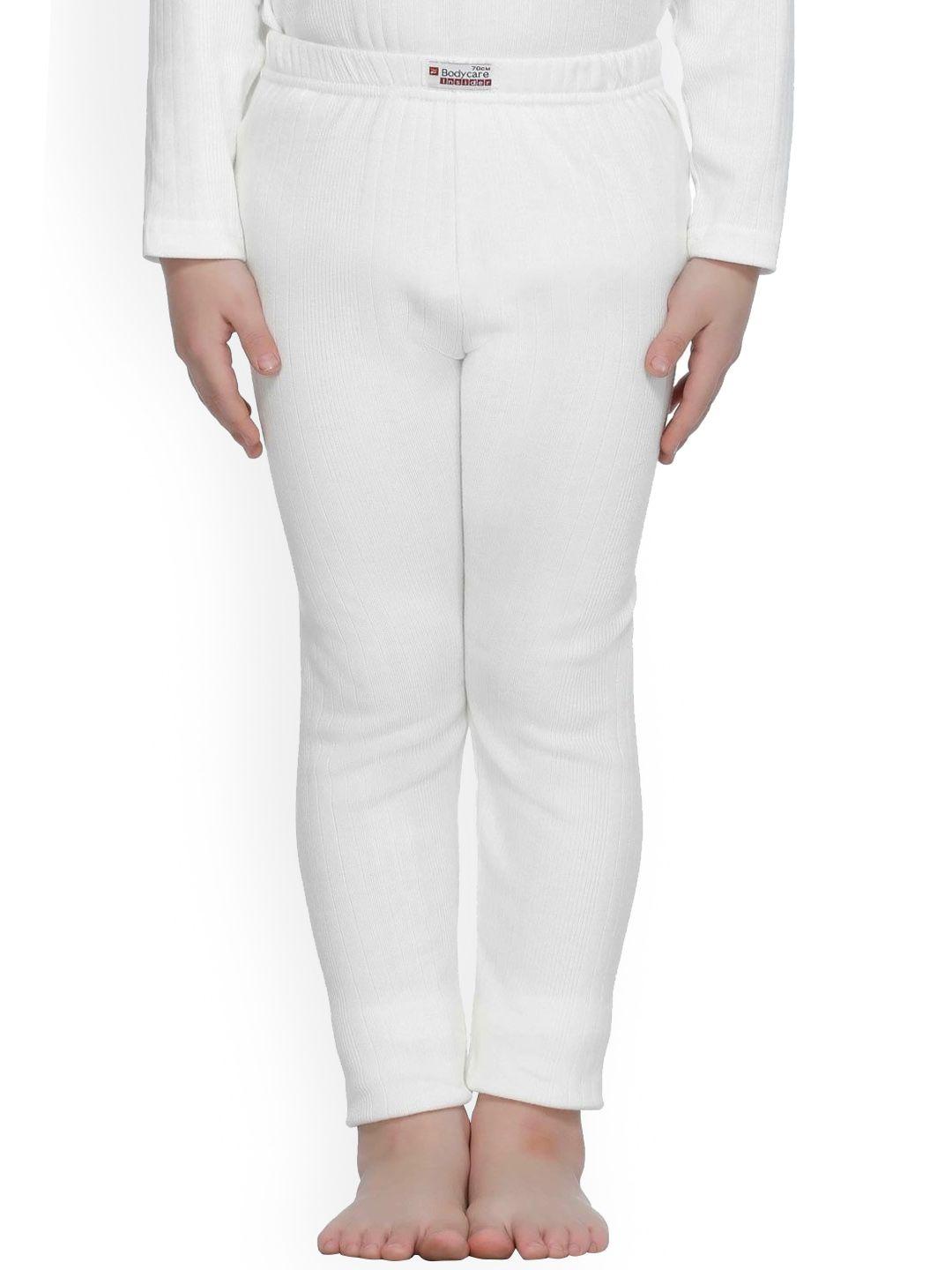 bodycare-kids-boys-white-solid-cotton-thermal-bottoms