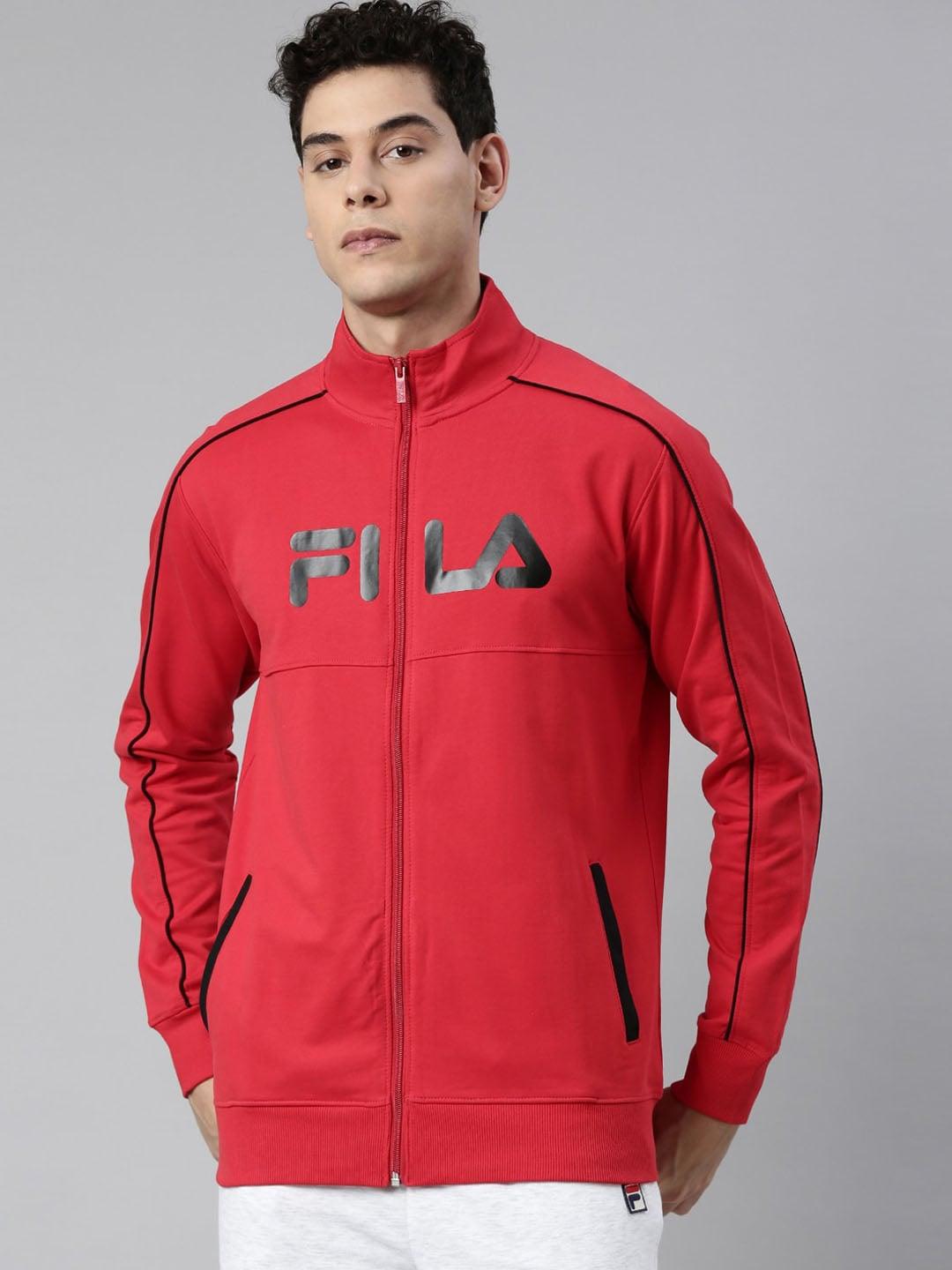 fila-men-red-sporty-jacket-with-embroidered