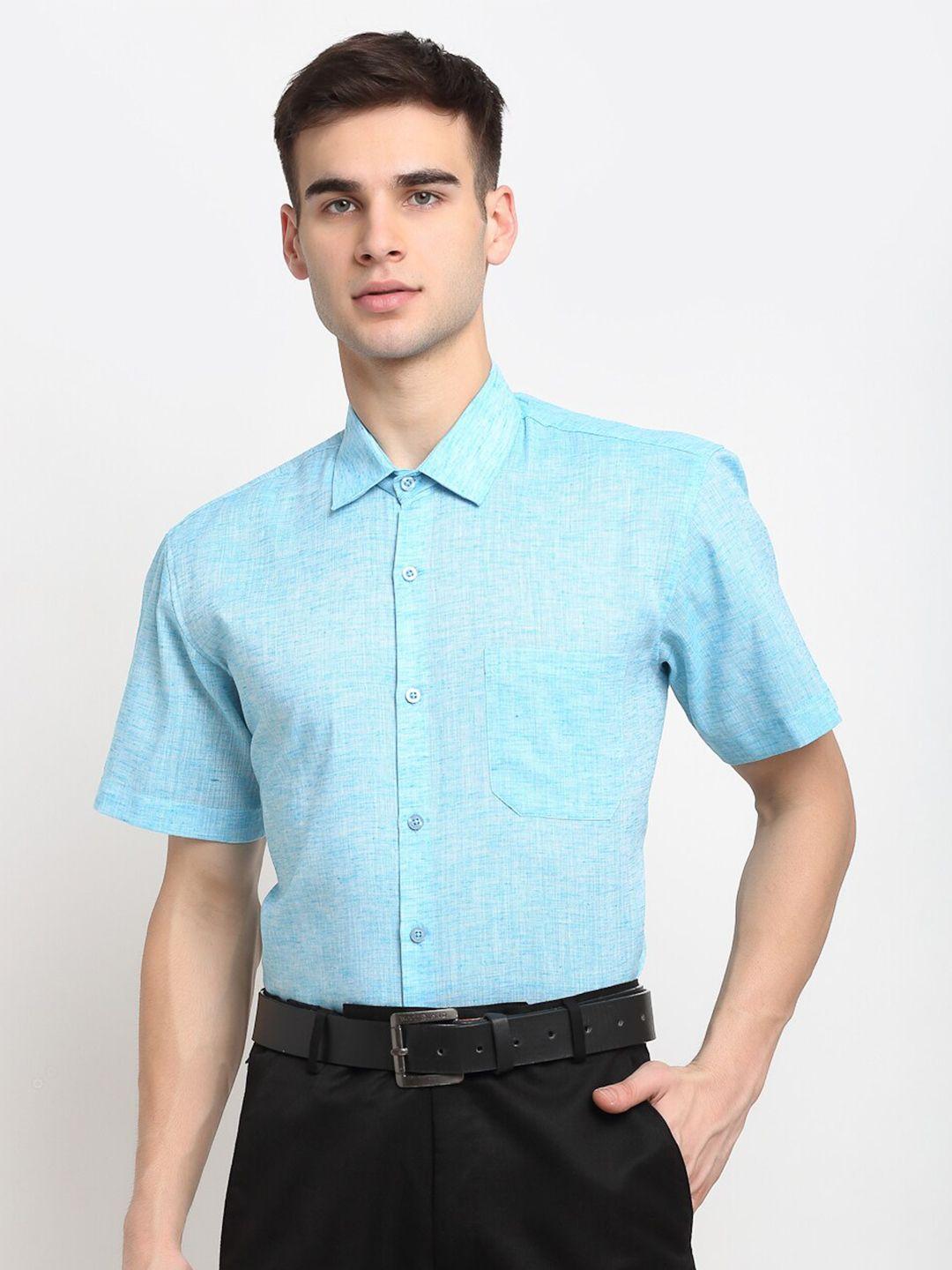 jainish-men-turquoise-blue-classic-slim-fit-formal-shirt