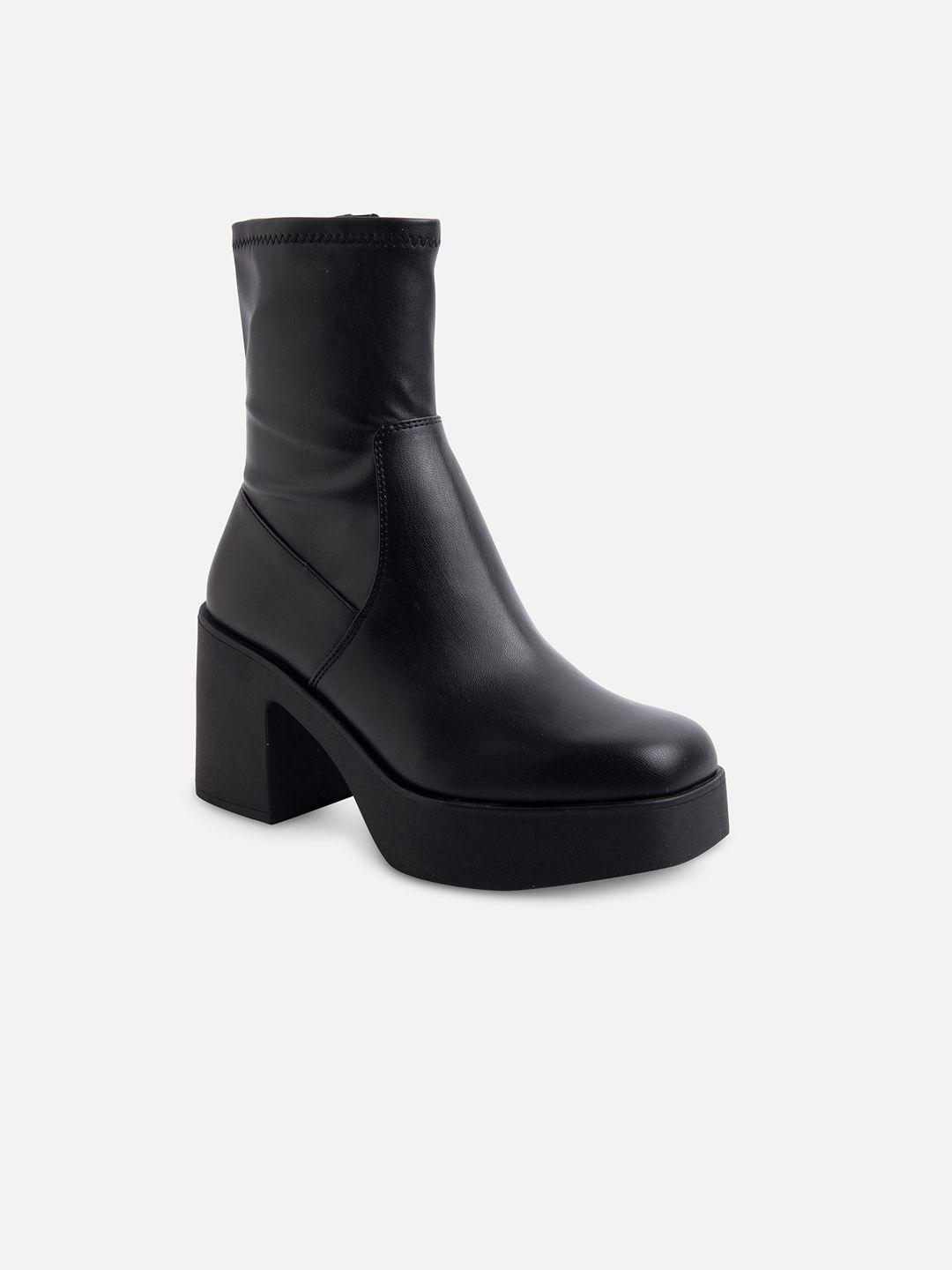 aldo-women-black-solid-leather-zip-up-boots