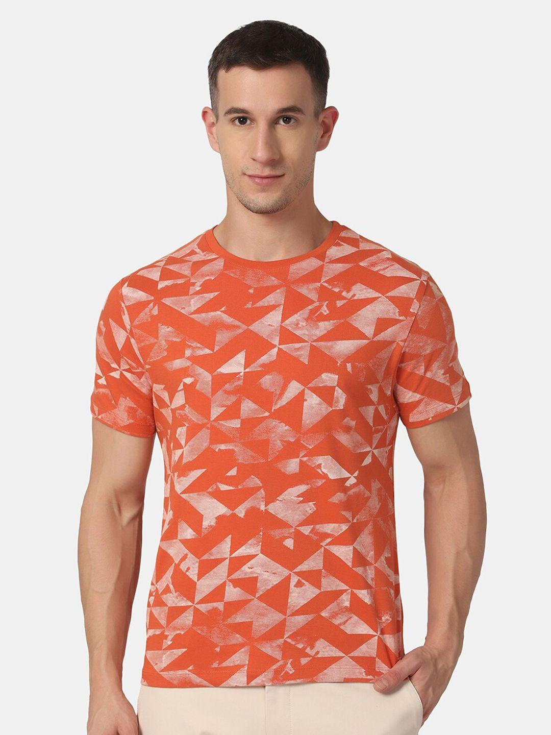 blackberrys-men-orange-printed-pure-cotton-slim-fit-t-shirt