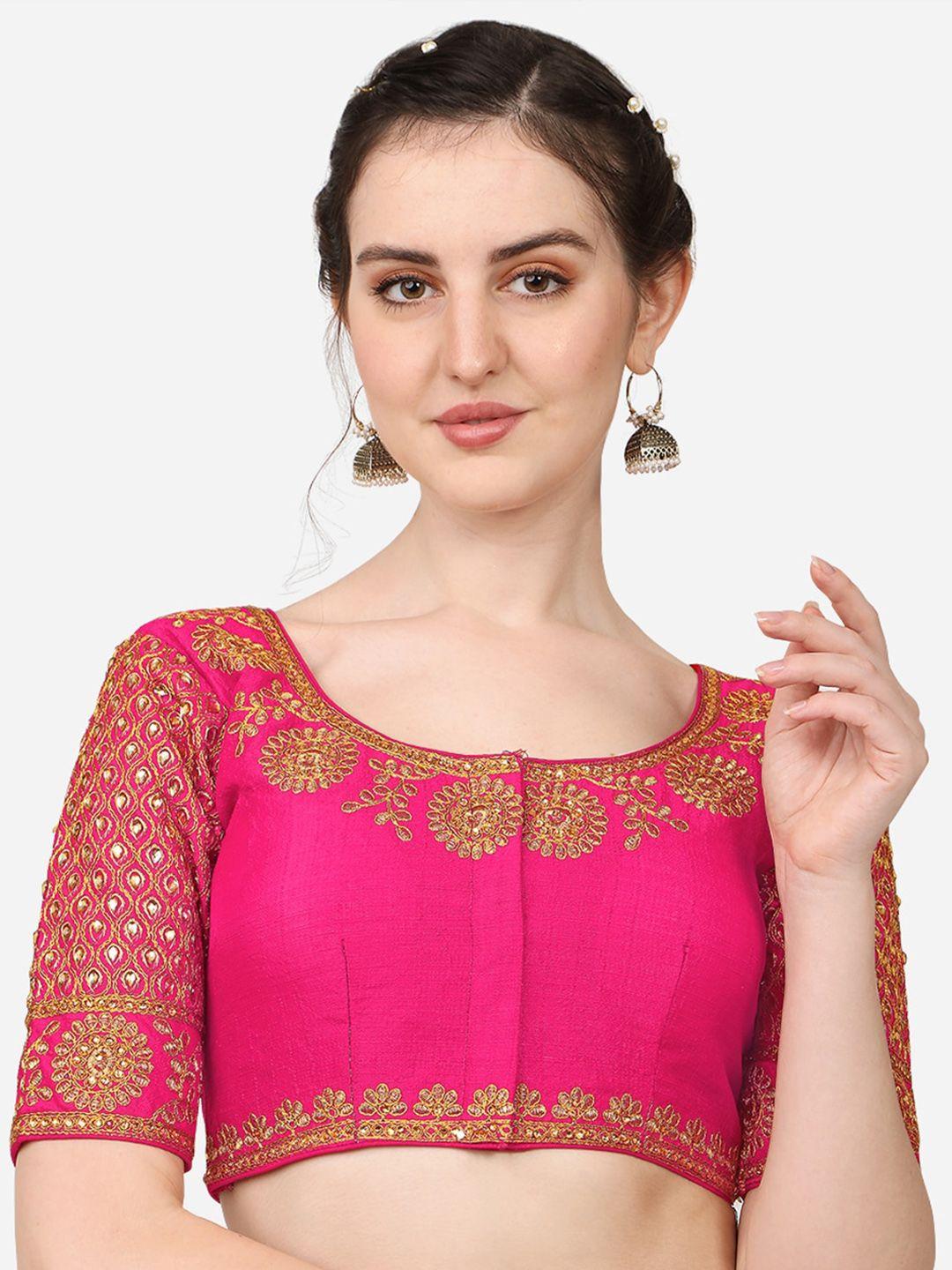 pujia-mills-pink-embroidered-saree-blouse