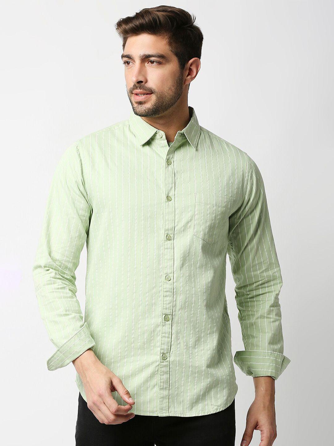 valen-club-men-green-slim-fit-striped-cotton-casual-shirt
