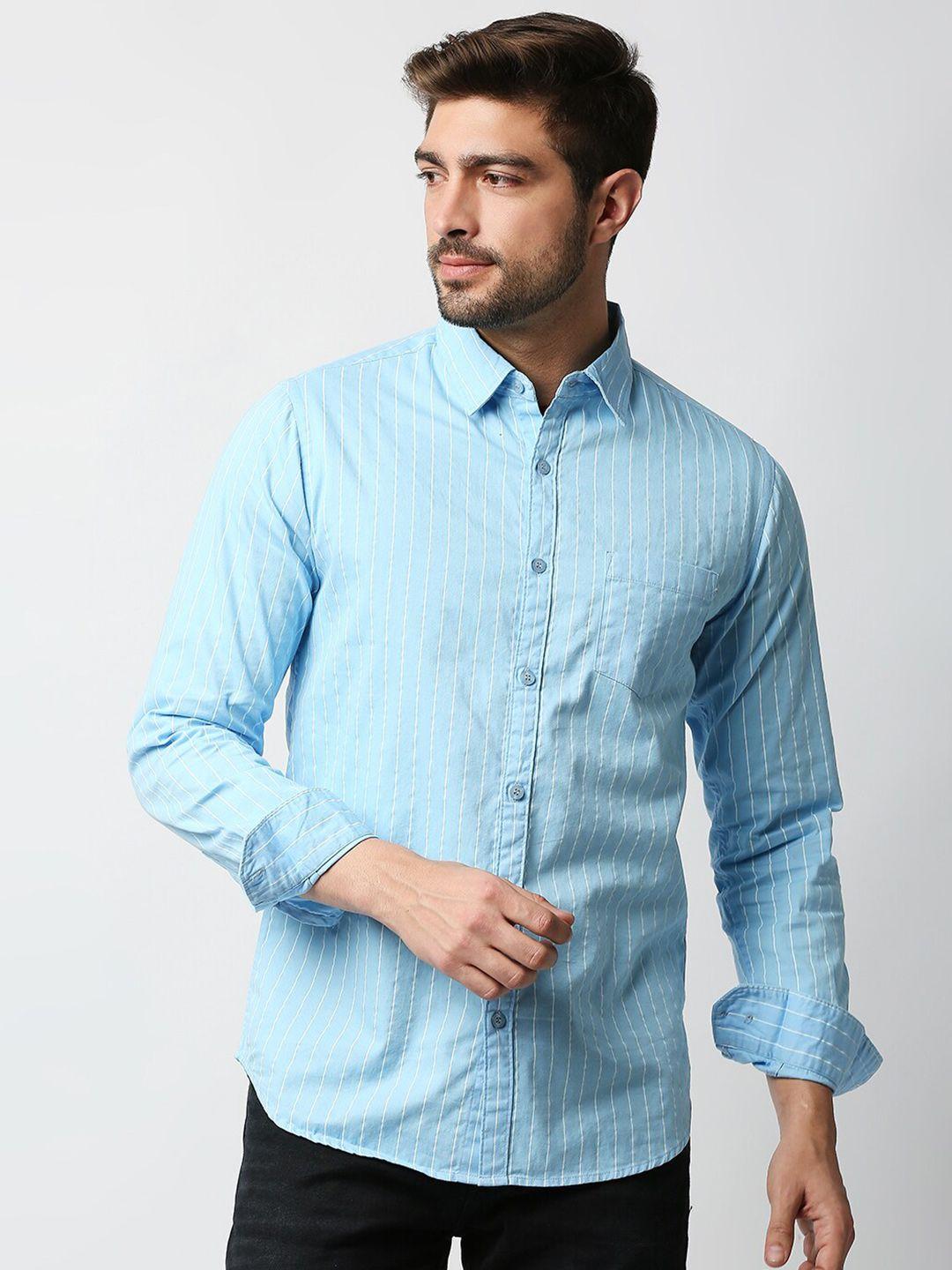 valen-club-men-blue-slim-fit-striped-casual-shirt