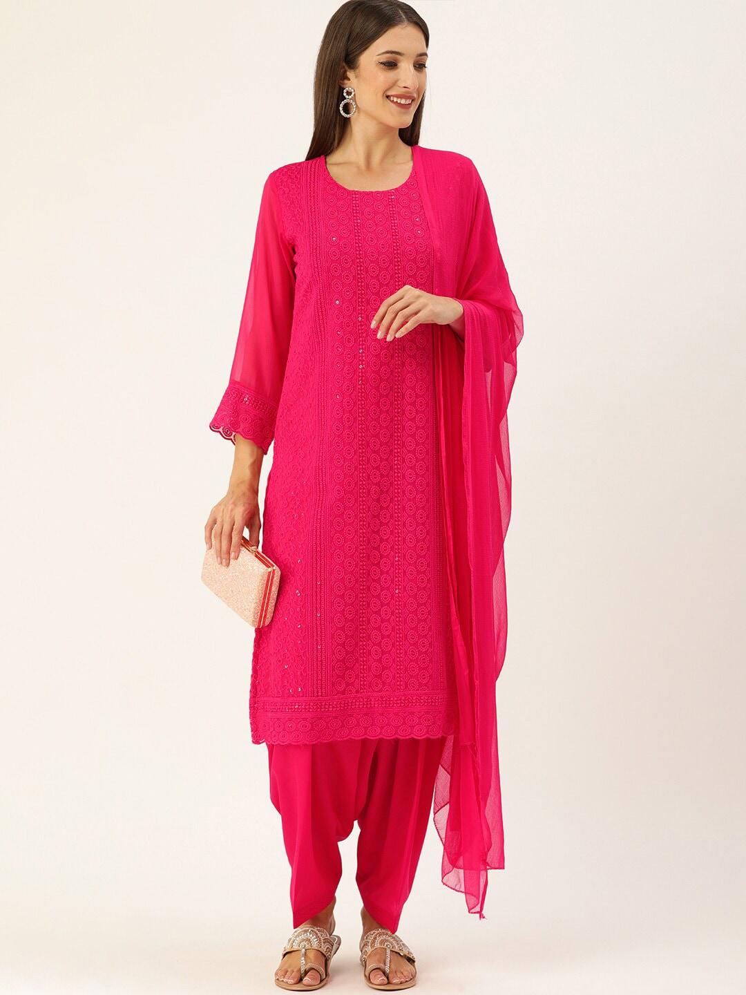 swagg-india-women-fuchsia-embroidered-unstitched-dress-material
