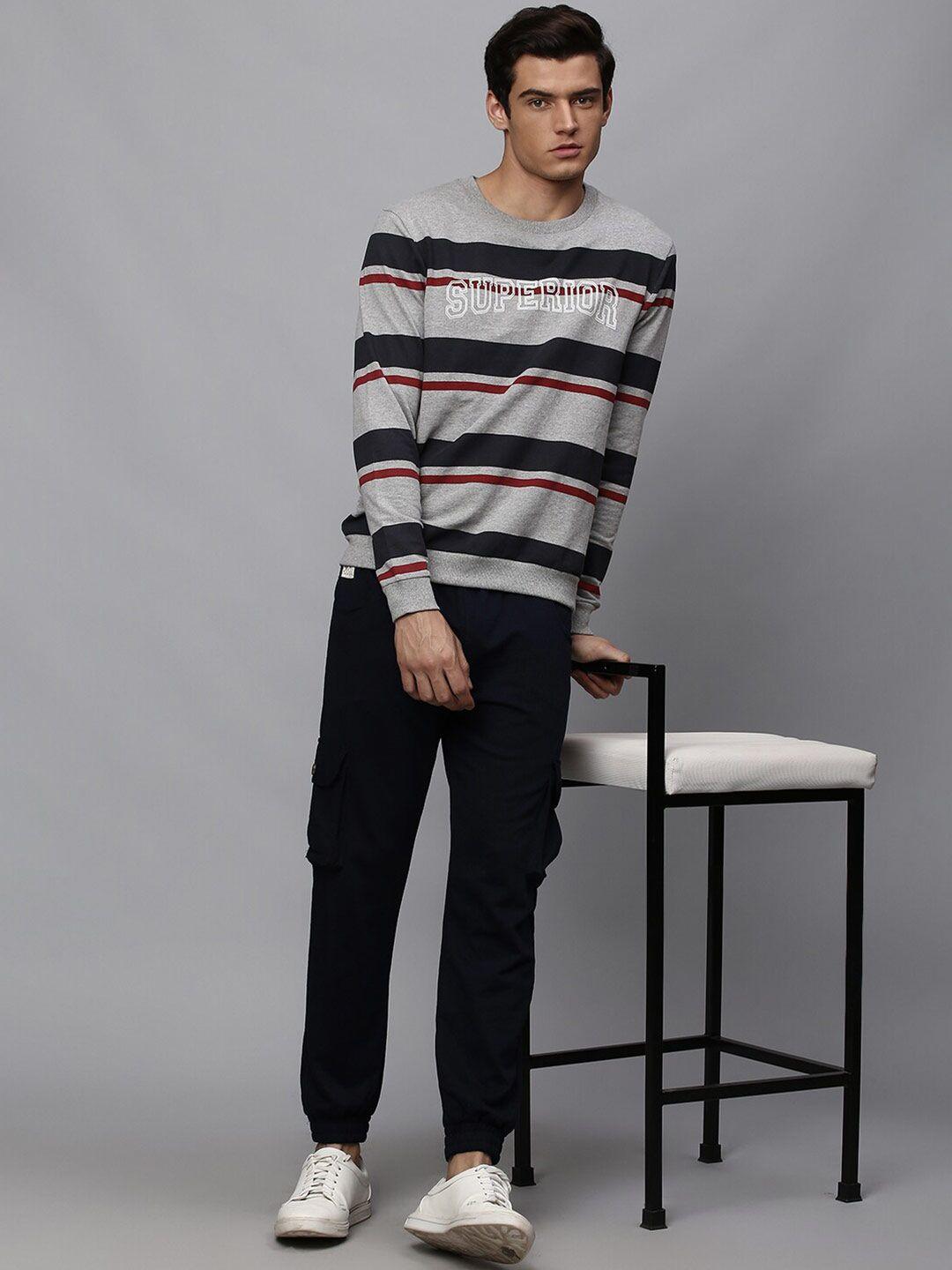 high-star-men-grey-melange-&-black-striped-sweatshirt