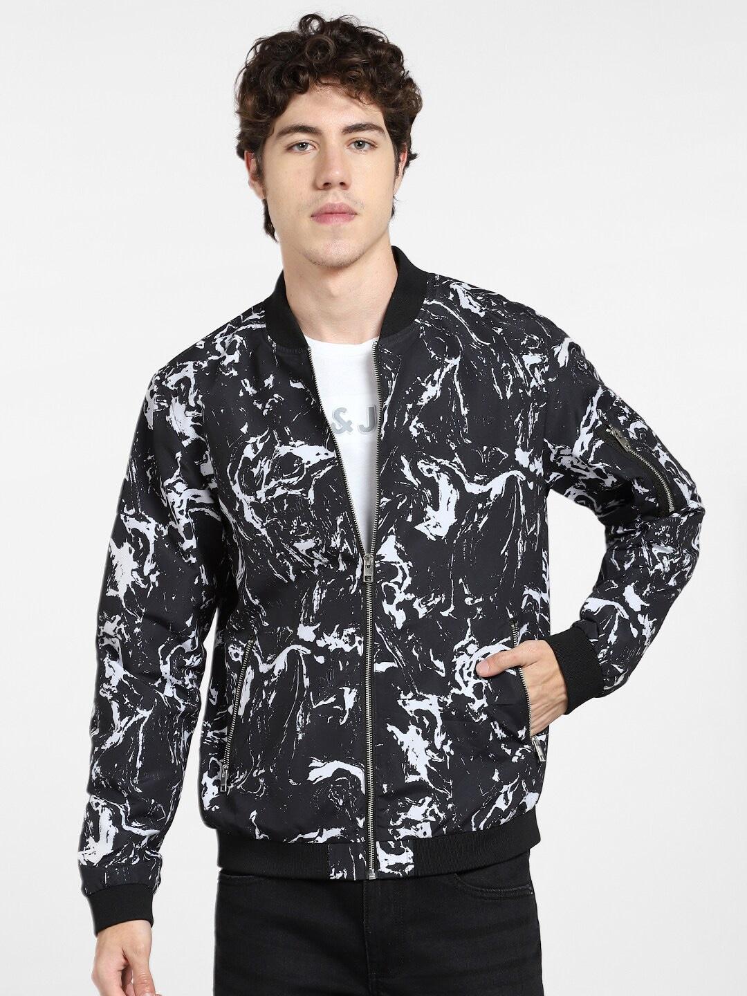jack-&-jones-men-black-abstract-printed-bomber-jacket
