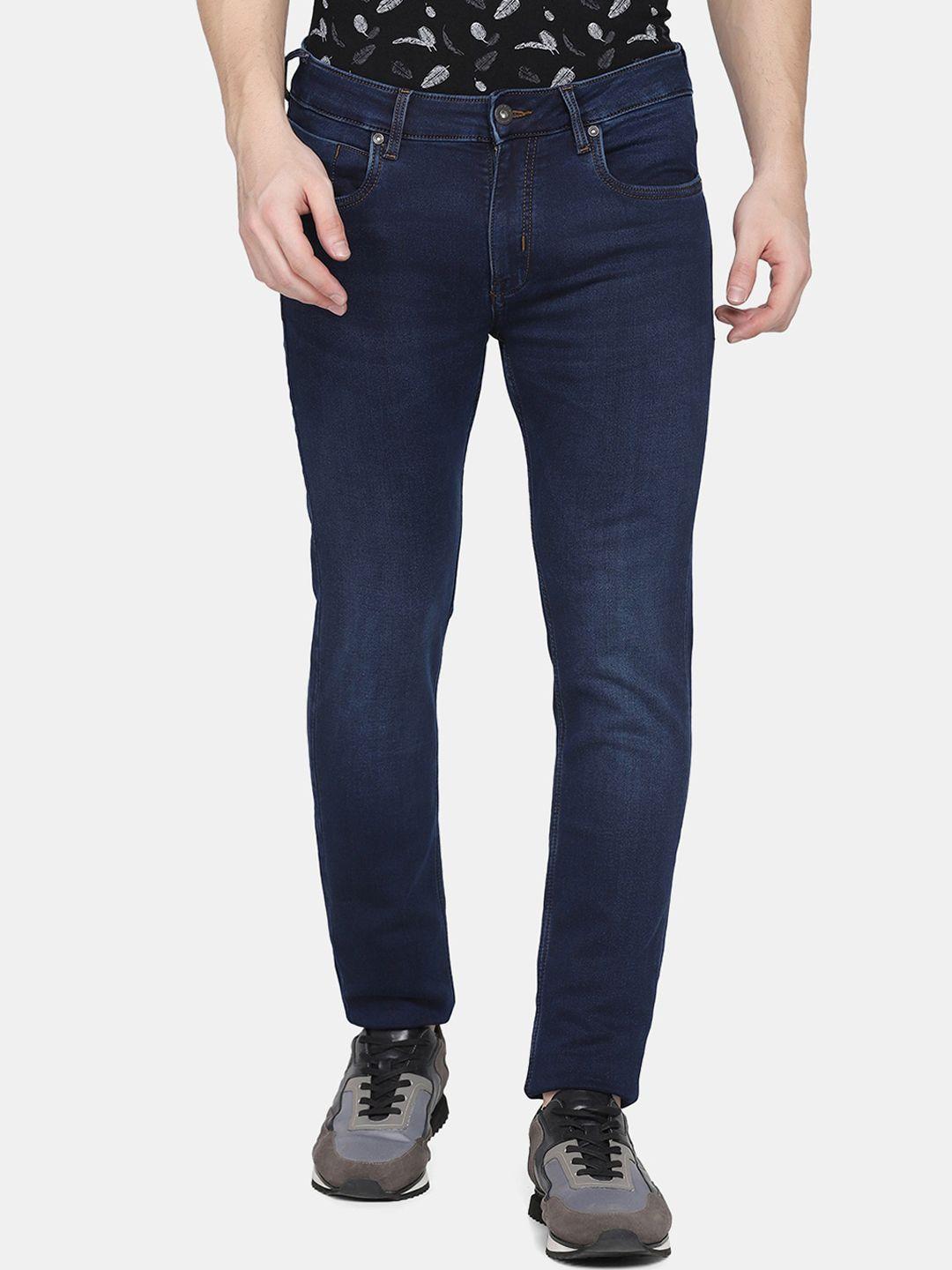 blackberrys-men-blue-skinny-fit-low-rise-highly-distressed-jeans