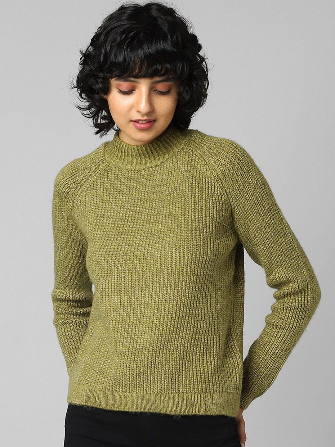 only-women-green-pullover