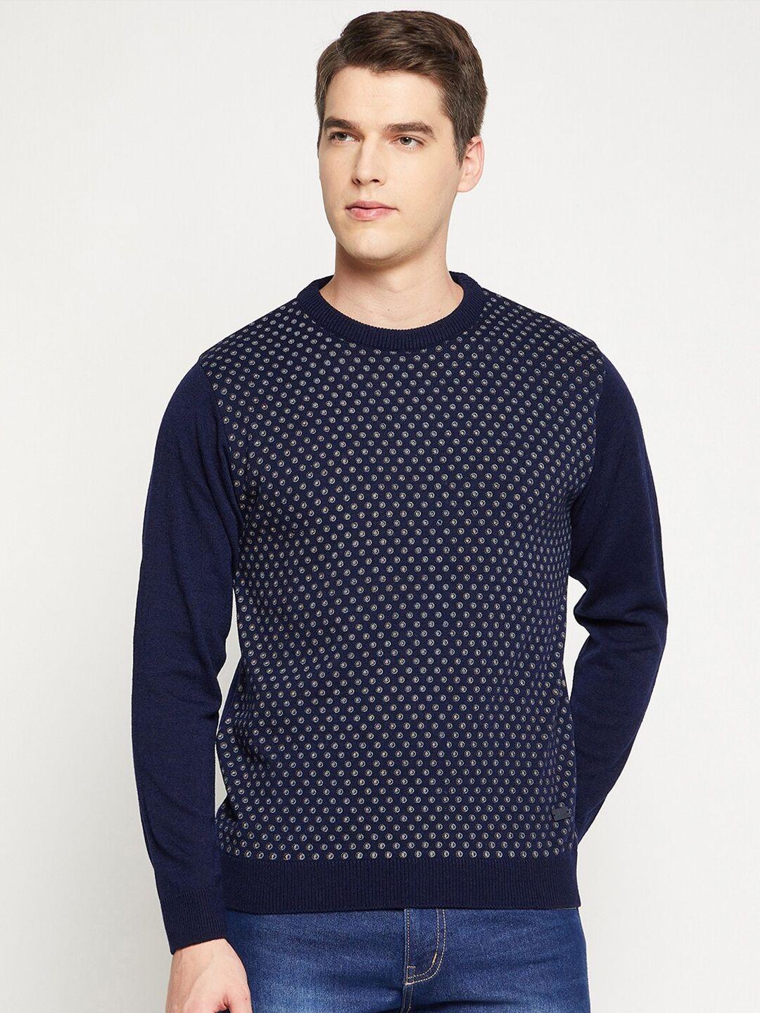 duke-men-blue-&-off-white-printed-pullover