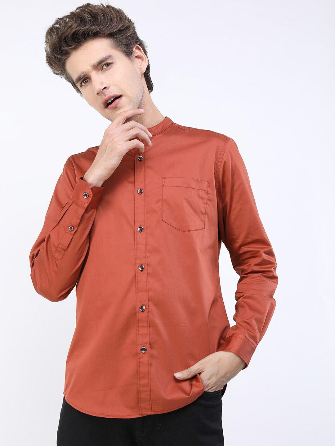 ketch-men-rust-slim-fit-cotton-casual-shirt