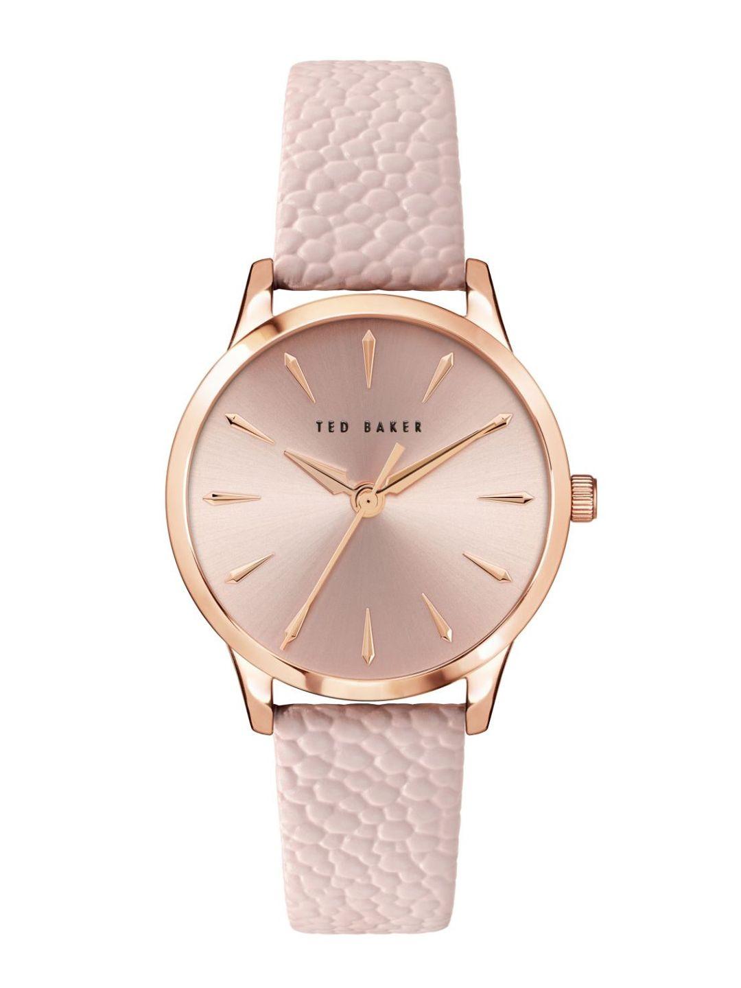 ted-baker-women-pink-brass-embellished-dial-&-pink-leather-straps-analogue-watch-bkpfzf122