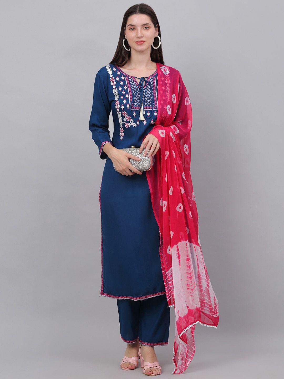 kamayra-women-floral-embroidered-straight-kurta--with-trousers-&-with-dupatta