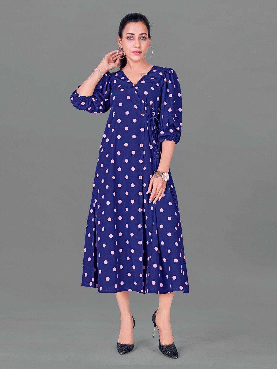 fashion-dream-women-navy-blue-a-line-midi-dress