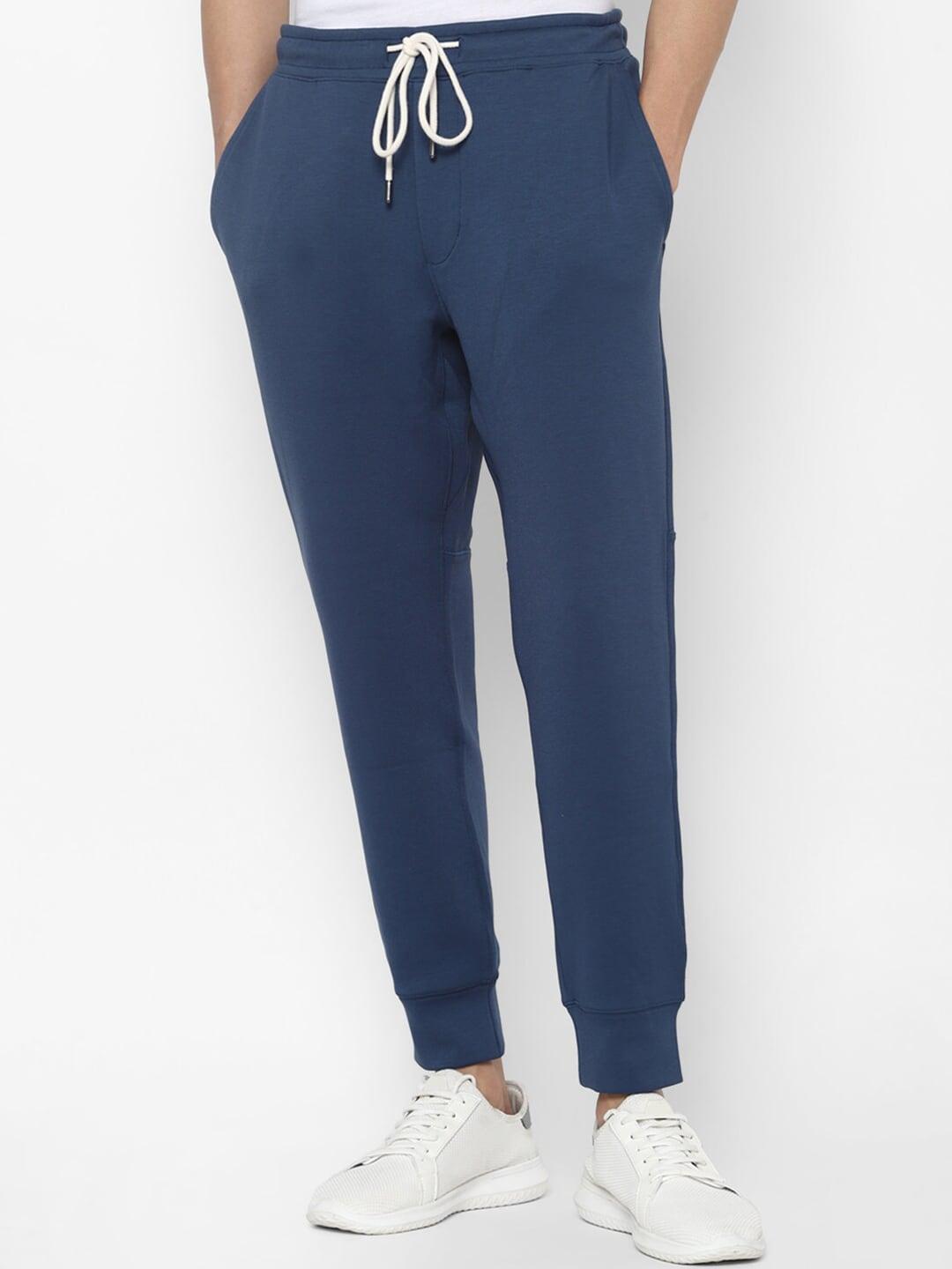 american-eagle-outfitters-men-blue-solid-joggers