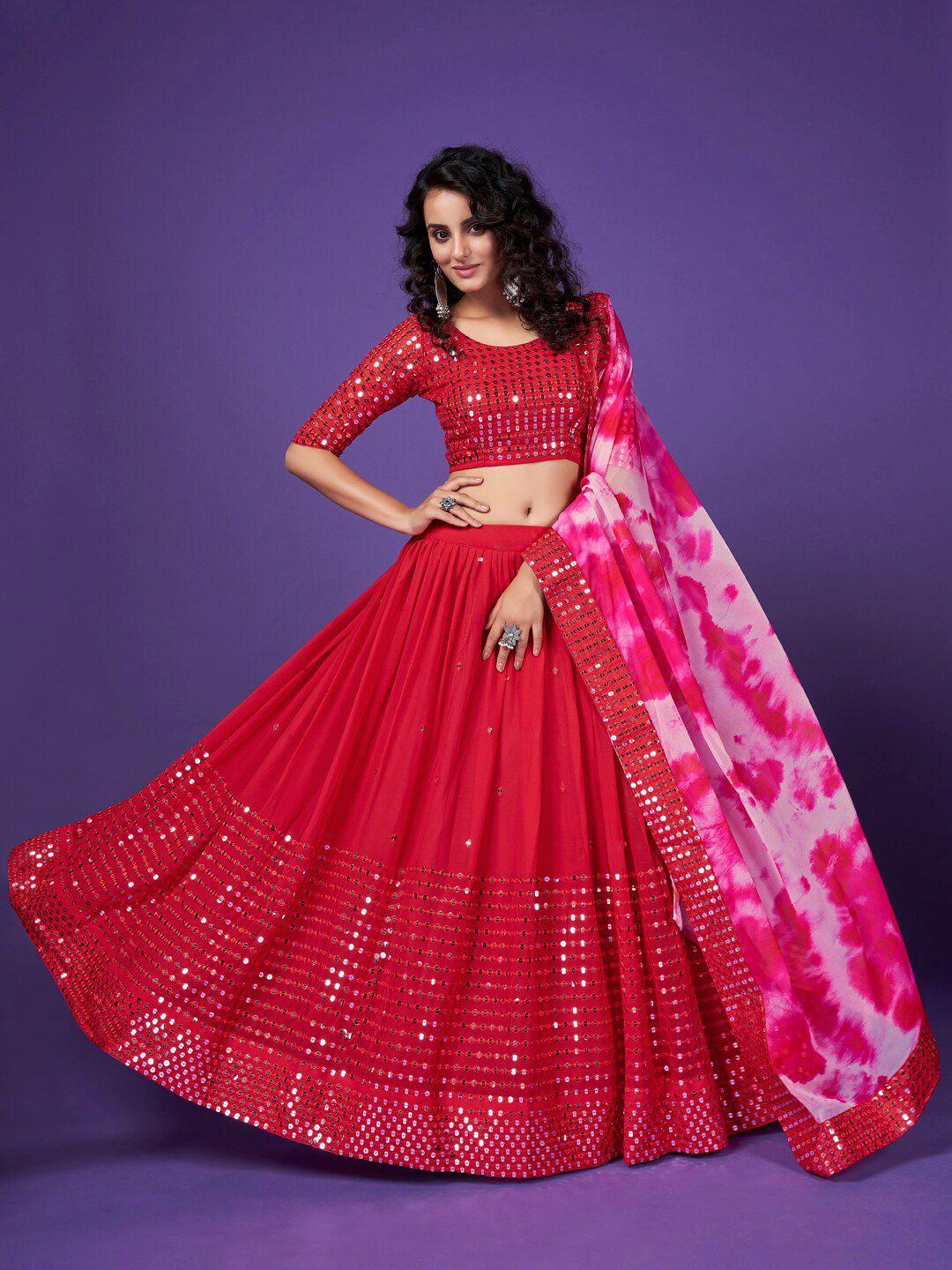 shopgarb-red-sequins-embroidered-georgette-lehenga-choli