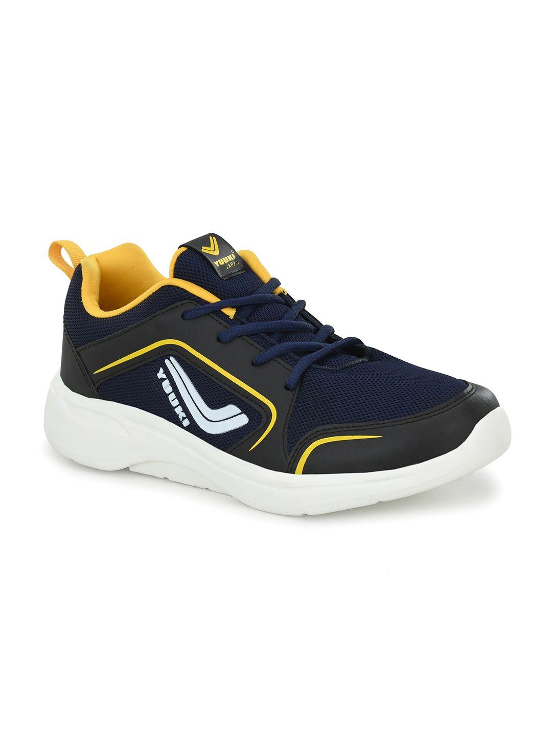 yuuki-men-navy-blue-woven-design-running-shoes