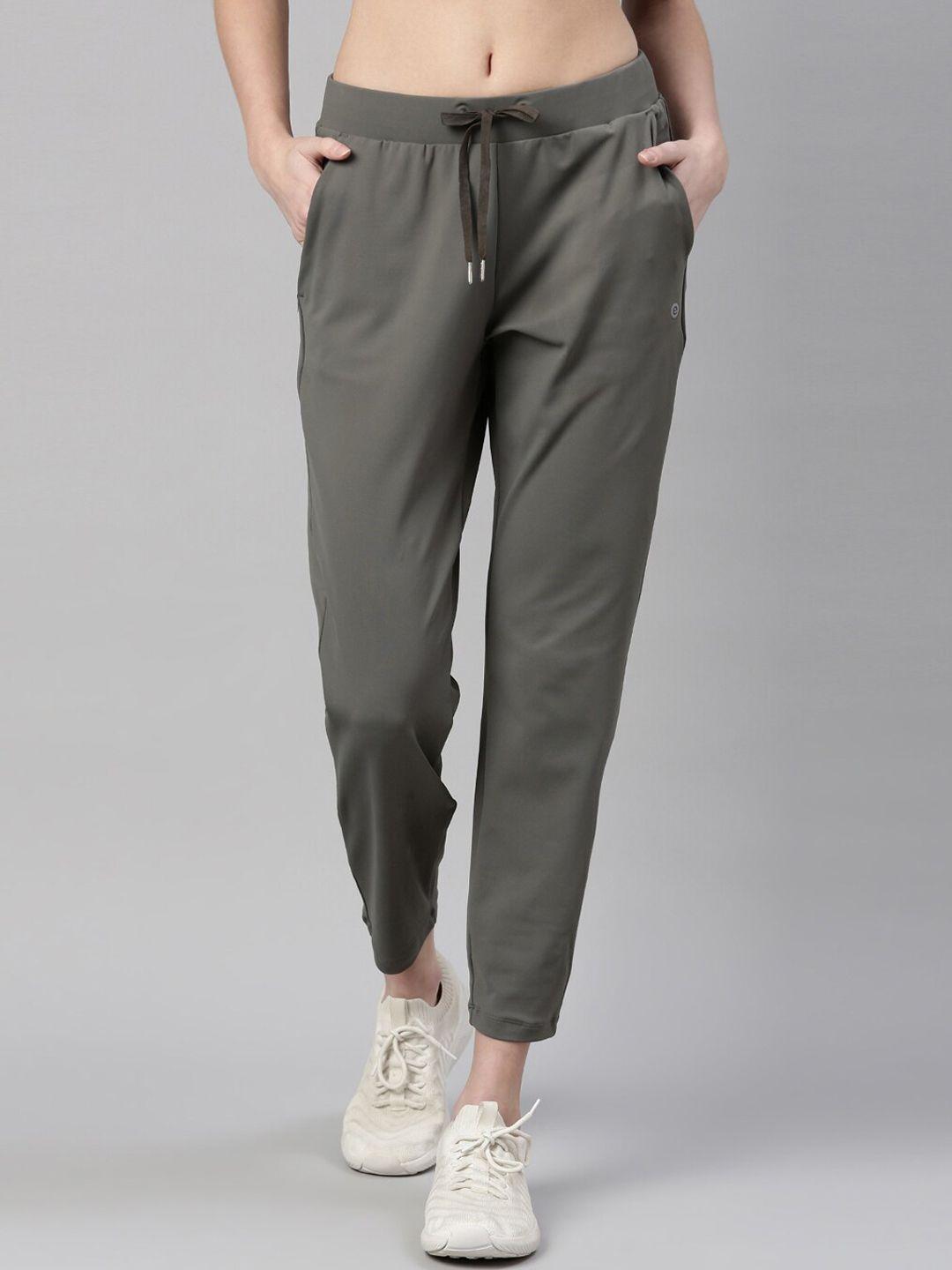 enamor-women-grey-solid-drawstring-antimicrobial-track-pants