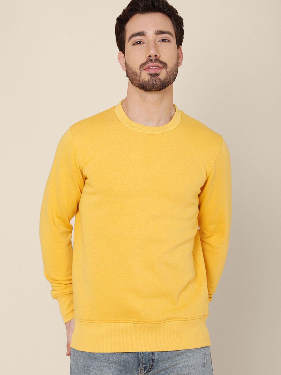 free-authority-men-yellow-sweatshirt