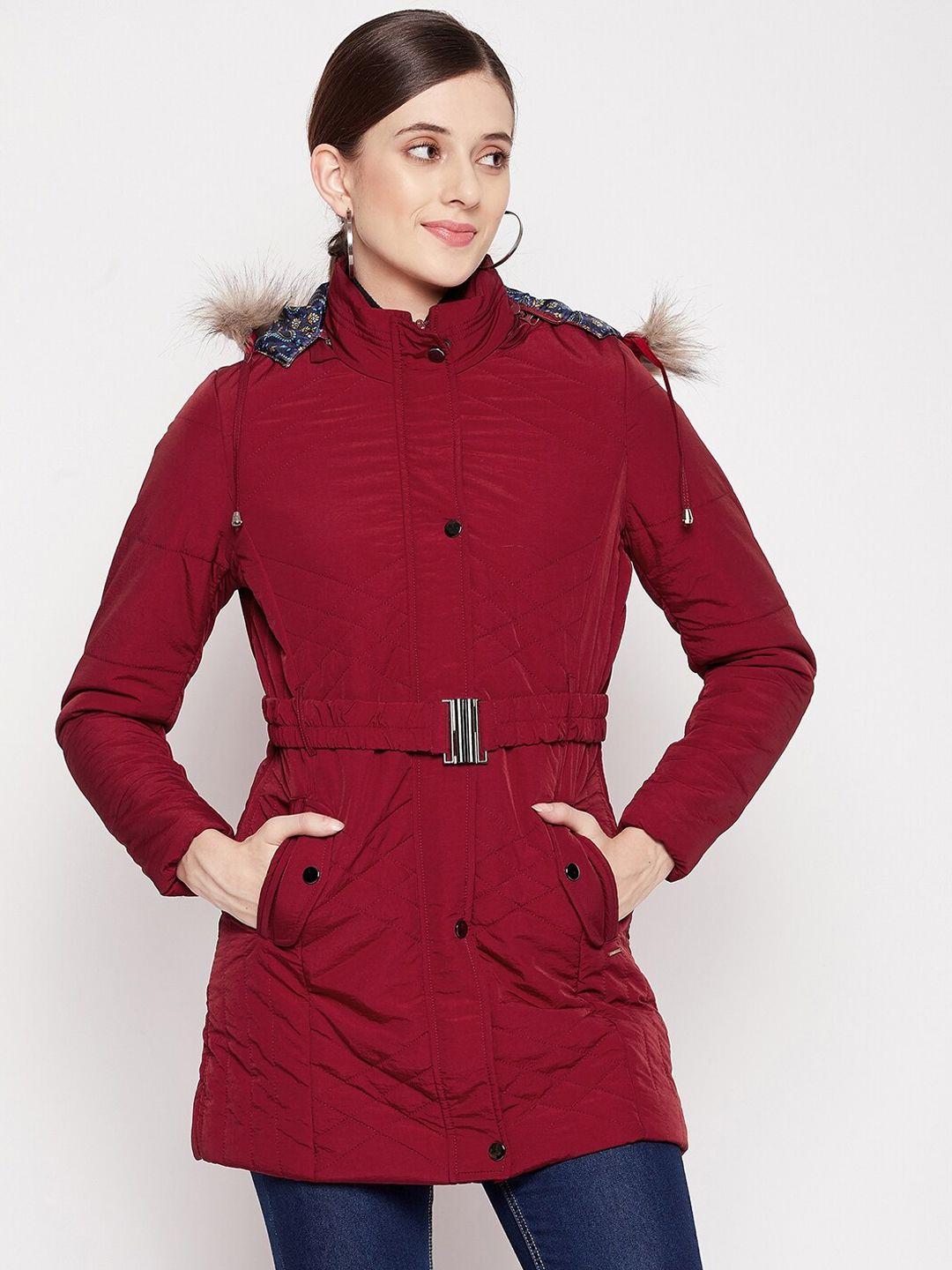 duke-women-maroon-longline-parka-jacket