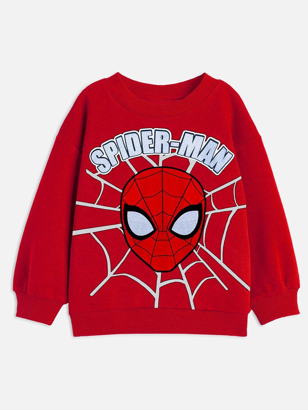 yk-marvel-boys-red-spiderman-printed-sweatshirt
