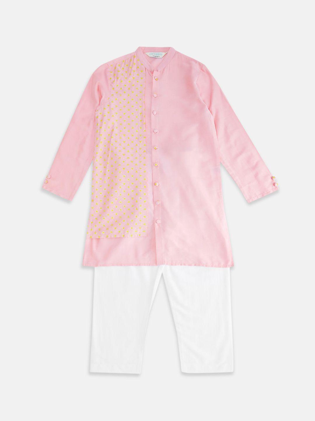 indus-route-by-pantaloons-boys-printed-kurta-with-pyjama-set