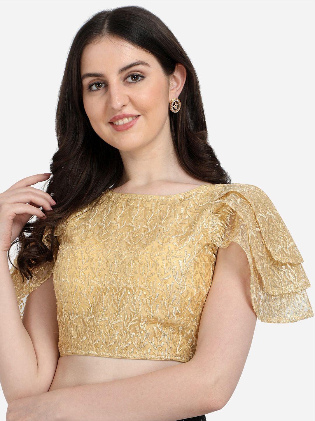 amrutam-fab-women-beige-embroidered-&-sequined-net-saree-blouse