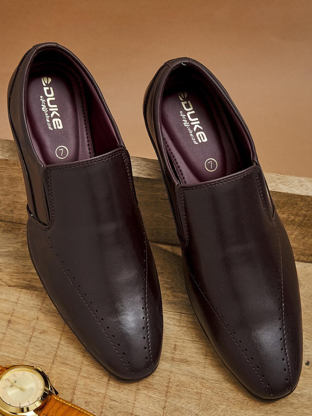 duke-men-maroon-solid-formal-slip-on-shoes