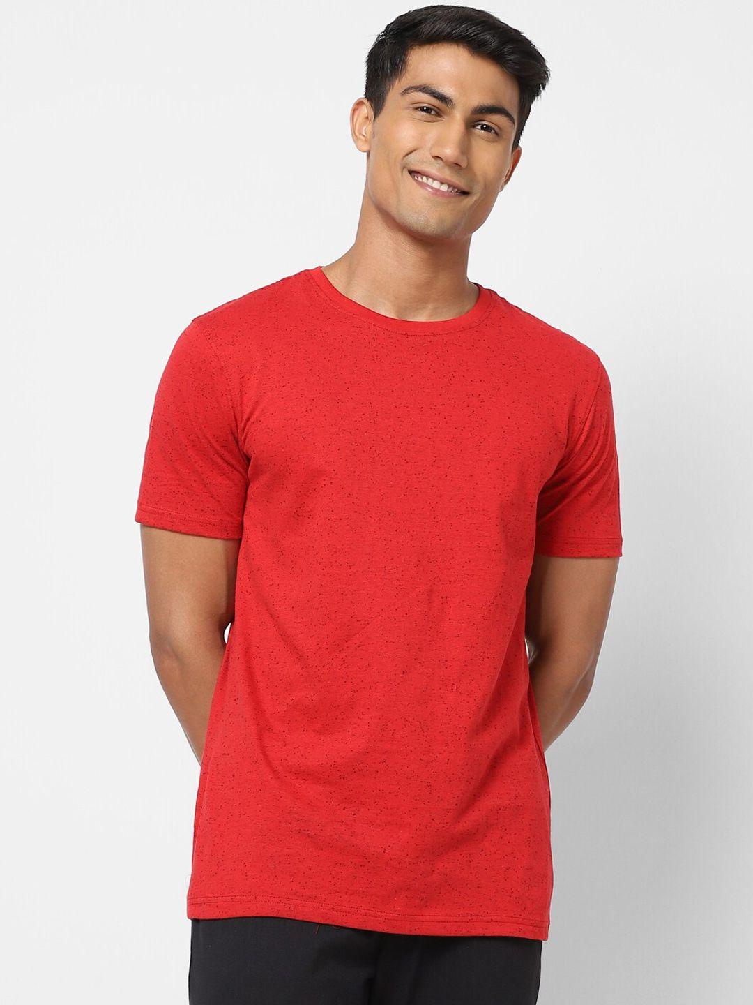 ajile-by-pantaloons-men-red-solid-lounge-t-shirt