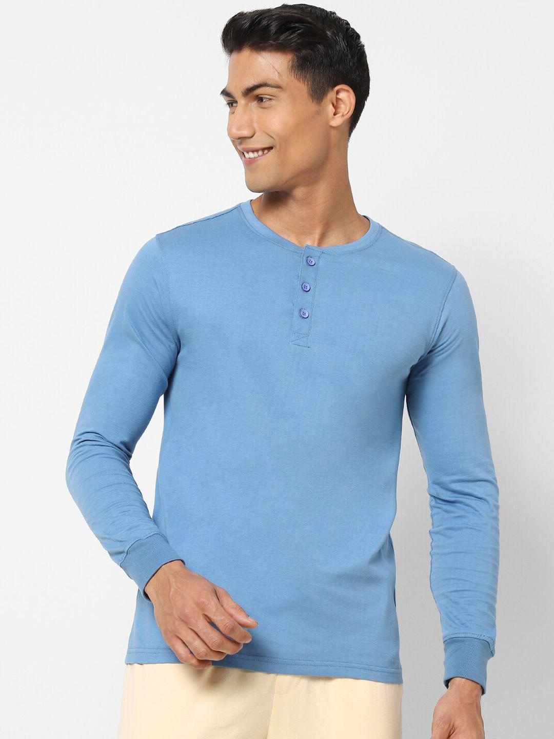 ajile-by-pantaloons-men-blue-solid-cotton-lounge-tshirts