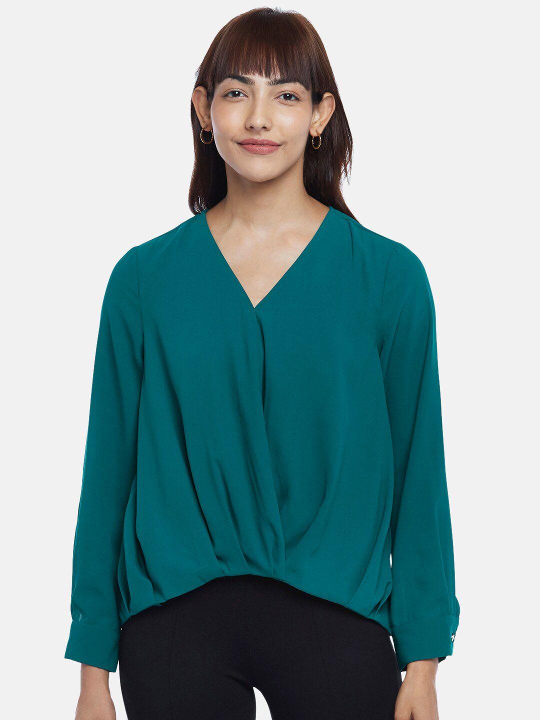 annabelle-by-pantaloons-women--teal-top