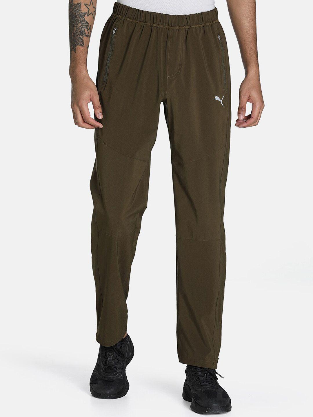 puma-men-olive-green-tapered-woven-regular-fit-track-pants