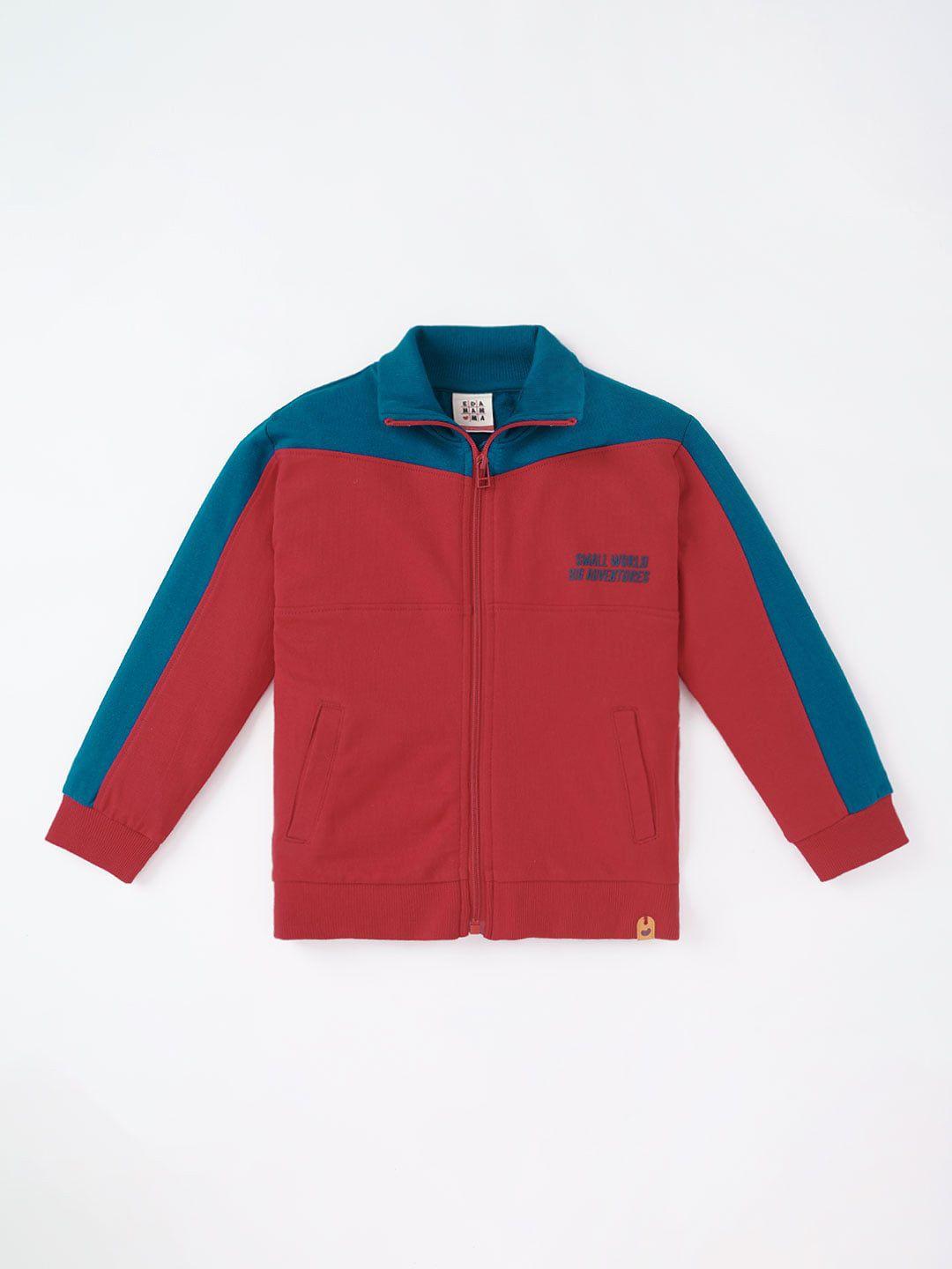 ed-a-mamma-boys-red-colourblocked-crop-sporty-jacket