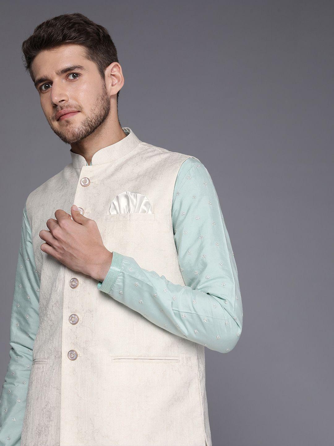 manyavar-woven-design-pure-silk-nehru-jacket