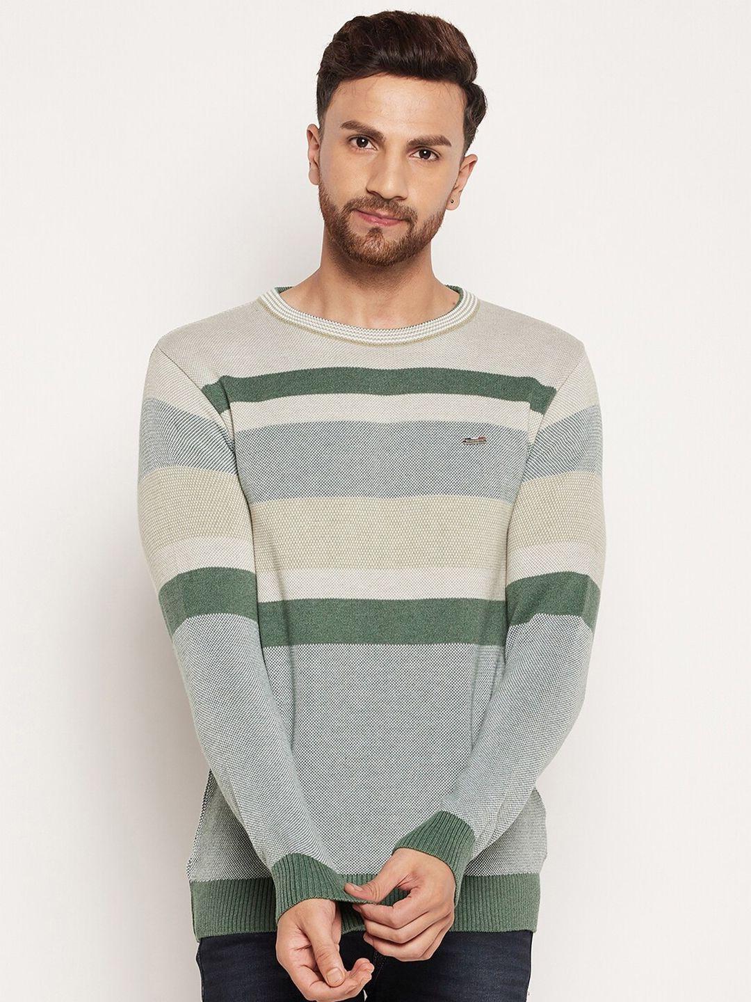 duke-men-green-&-grey-striped-pullover