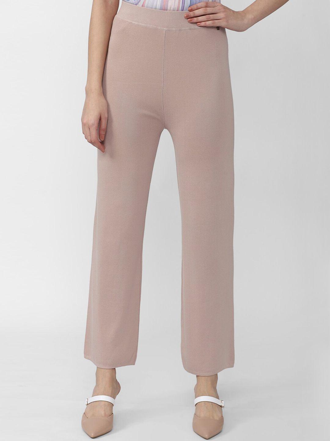 van-heusen-woman-women-peach-coloured-trousers