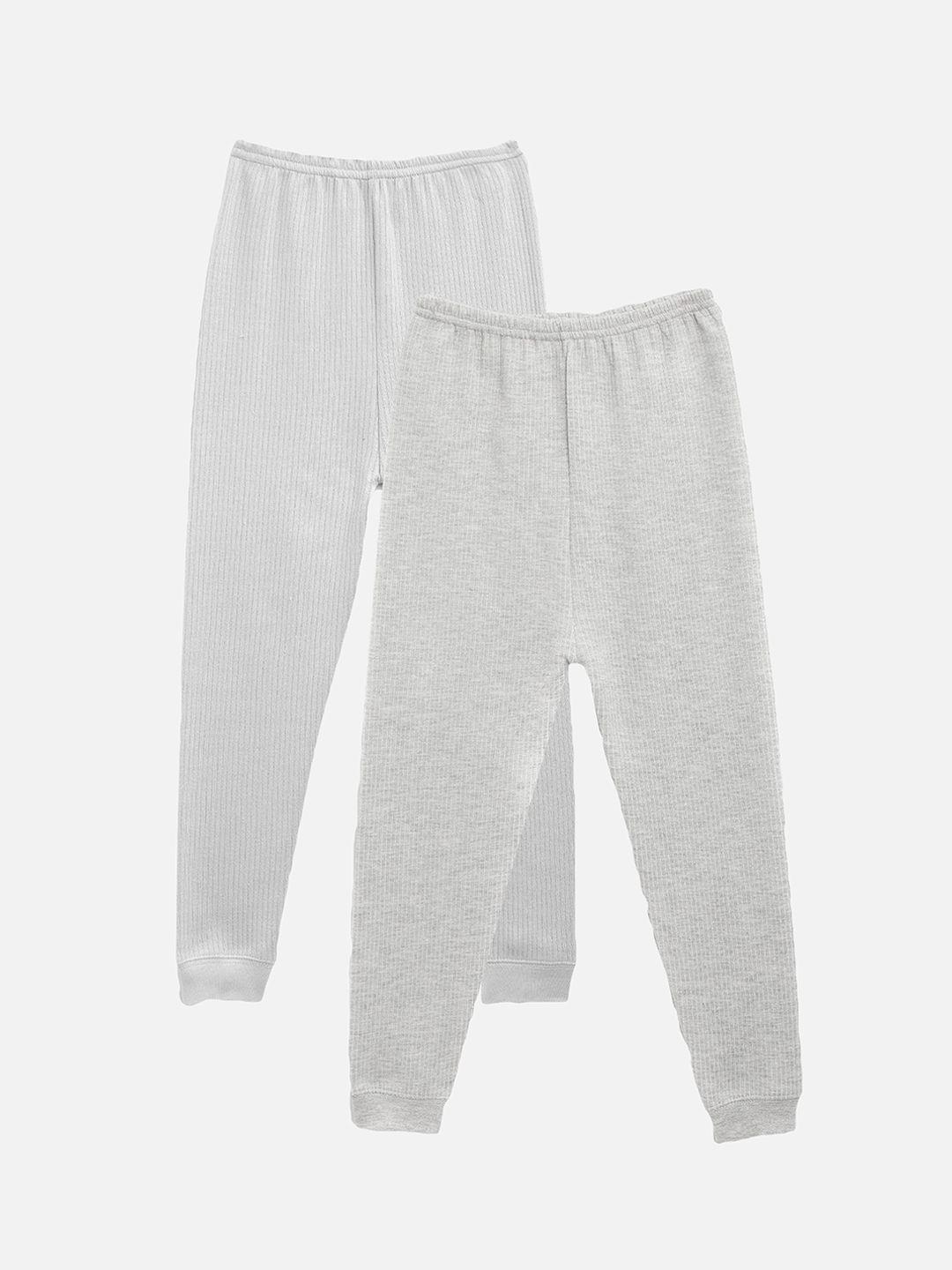 kanvin-boys-pack-of-2-grey-solid-thermal-bottoms