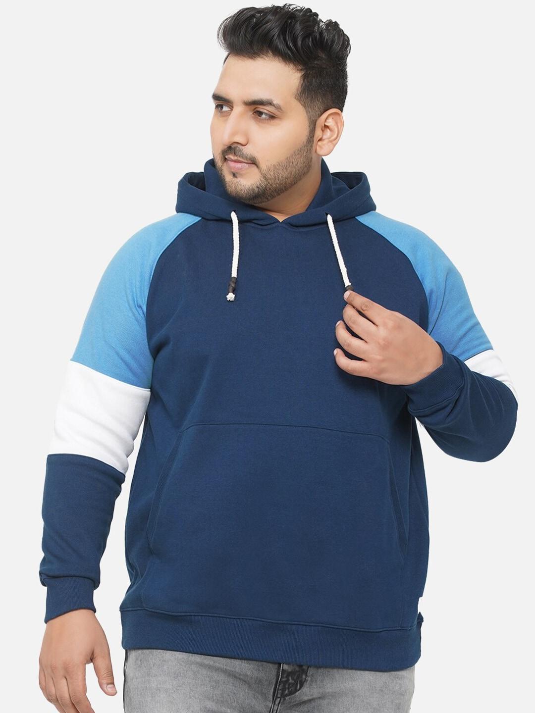 john-pride-plus-size-men-navy-blue-hooded-sweatshirt
