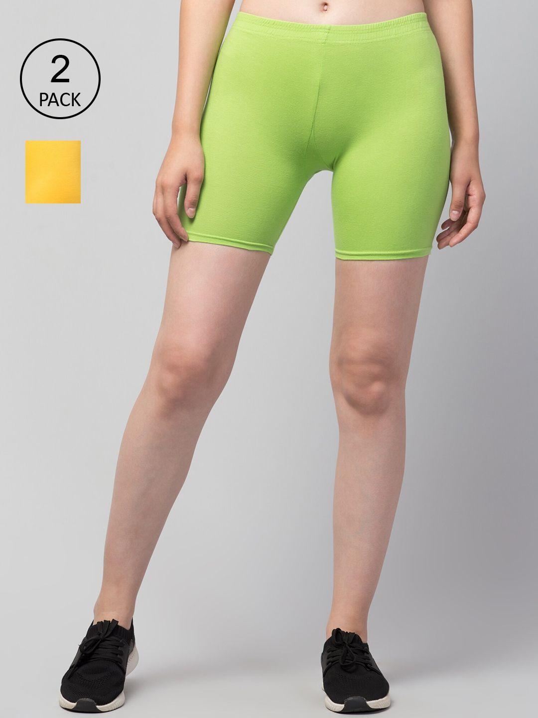 apraa-&-parma-women-set-of-2-slim-fit-cycling-sports-shorts