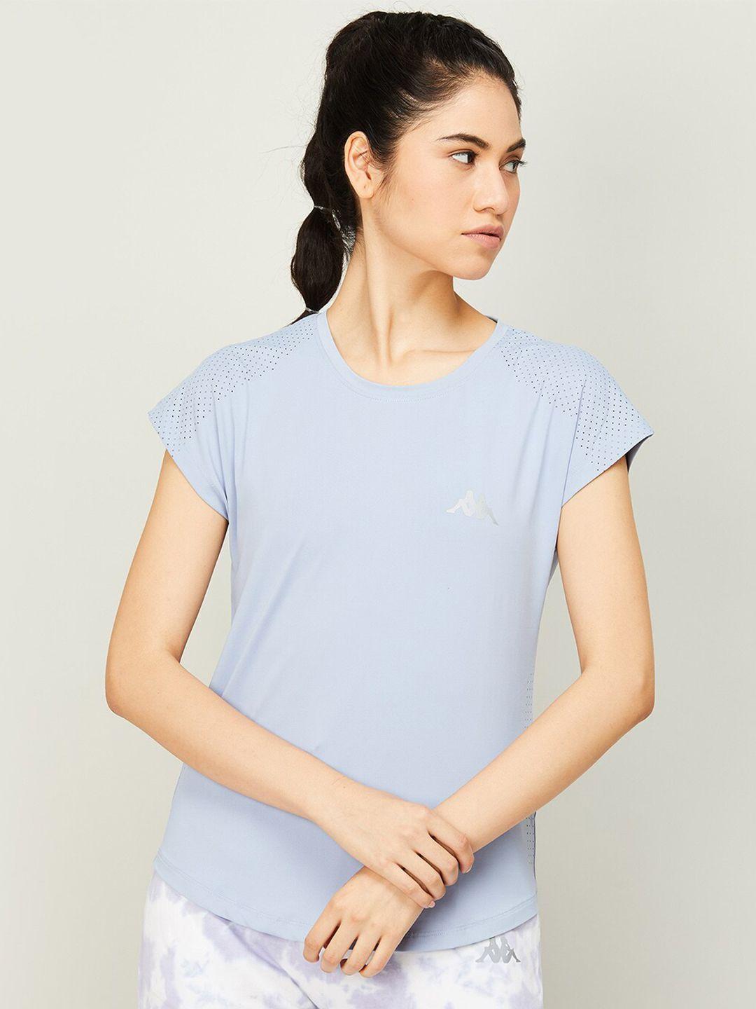 kappa-women-extended-sleeves-pure-cotton-t-shirt