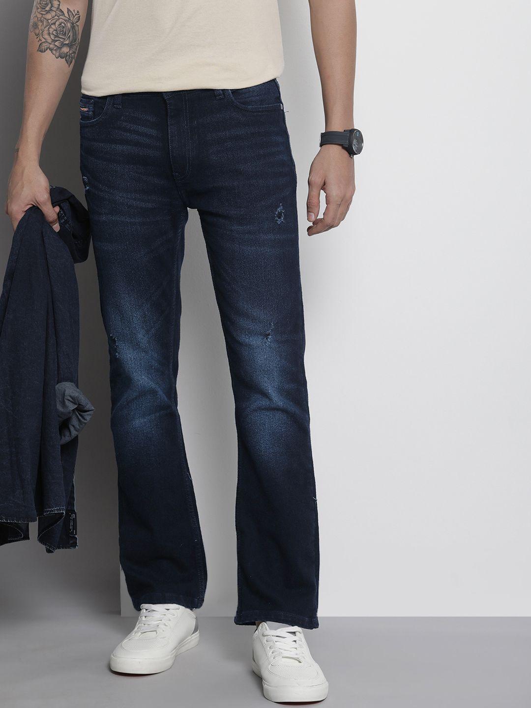 the-indian-garage-co-men-bootcut-light-fade-stretchable-jeans