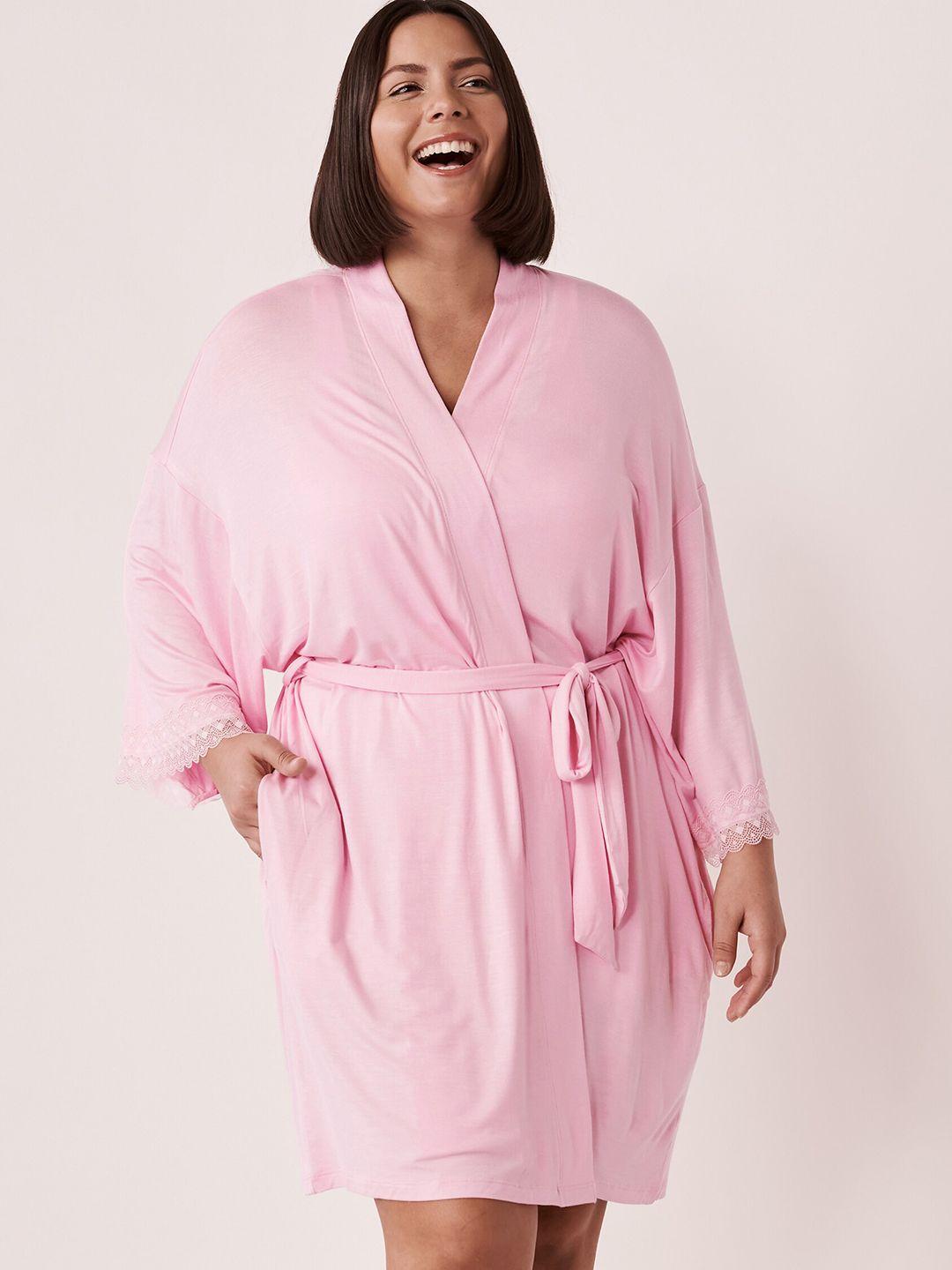 la-vie-en-rose-women-pink-solid-kimono-robe