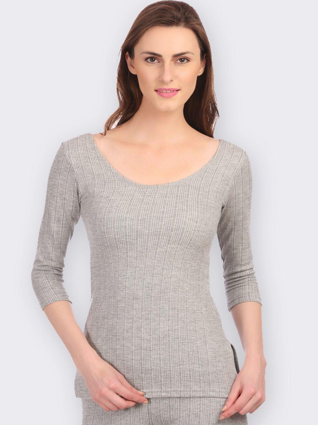 neva-women-grey-striped-cotton-thermal-tops