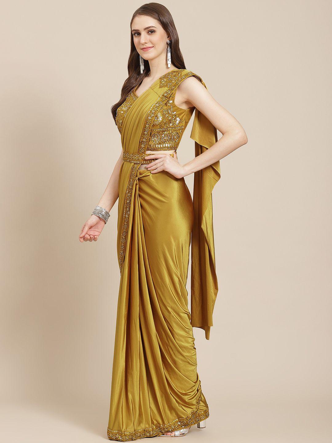 grancy-mustard-embroidered-ready-to-wear-saree