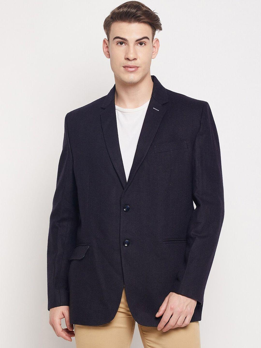duke-men-navy-blue-solid-single-breasted-casual-blazers