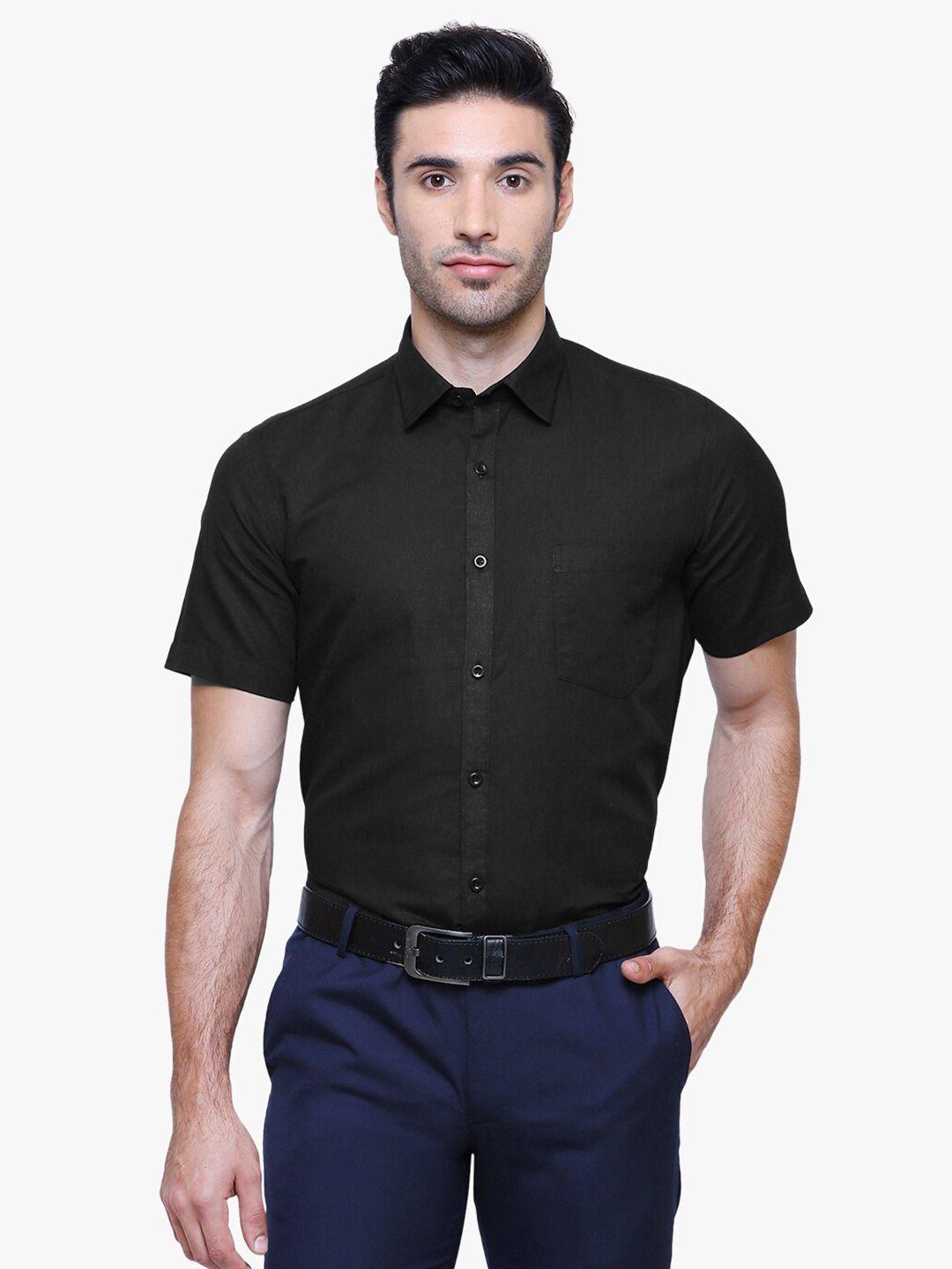 southbay-men-black-smart-tailored-fit-formal-shirt