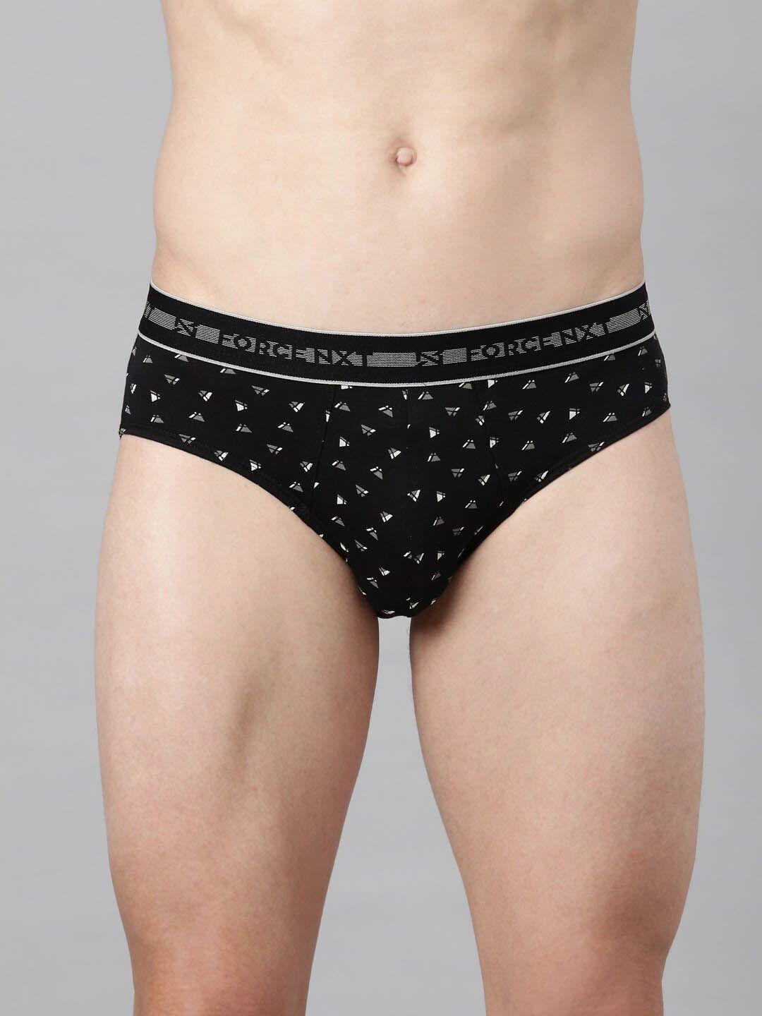 force-nxt-men-printed-super-combed-cotton-assorted-basic-briefs-mnff116