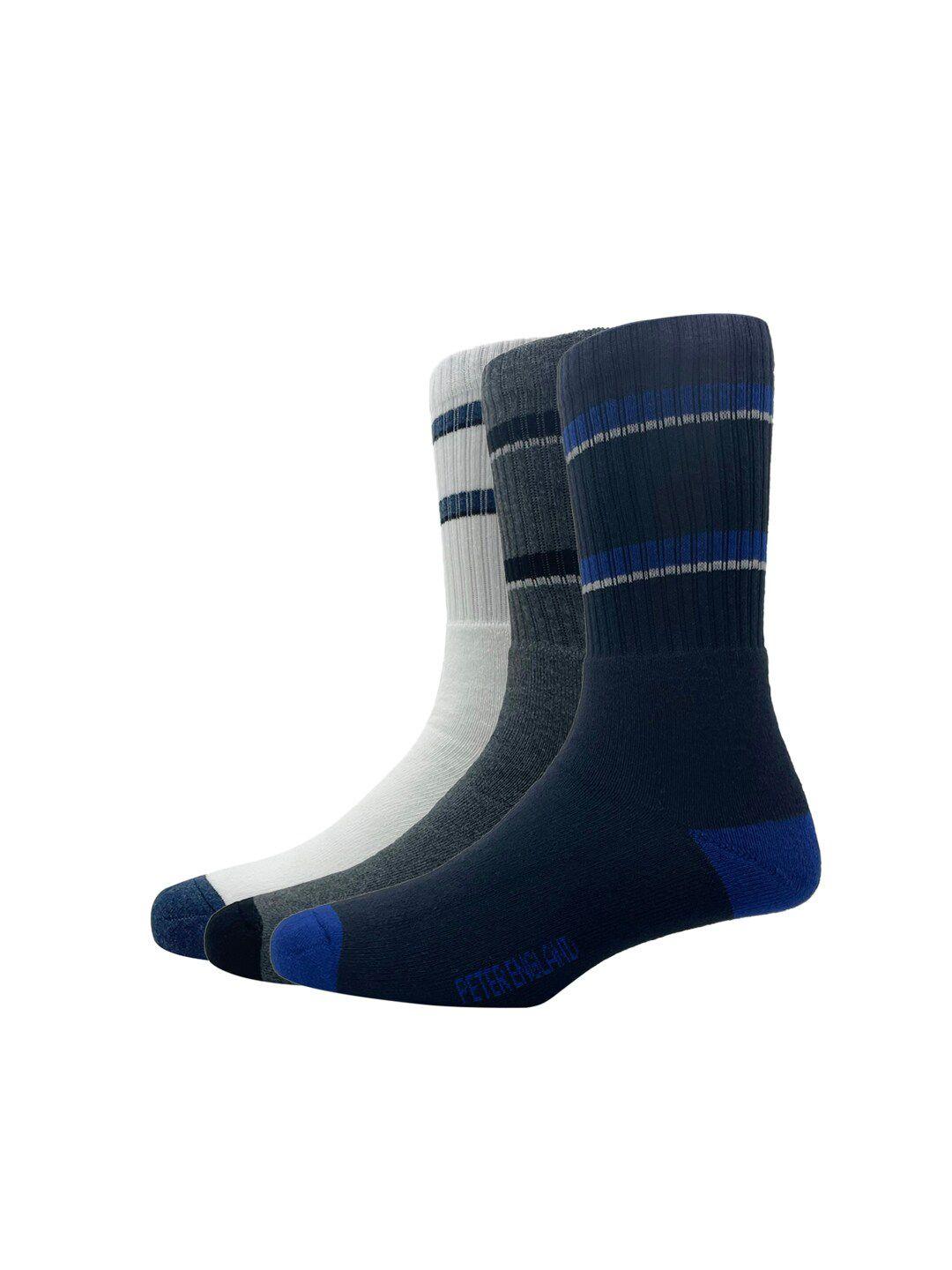 peter-england-men-pack-of-3-striped-calf-length-sock