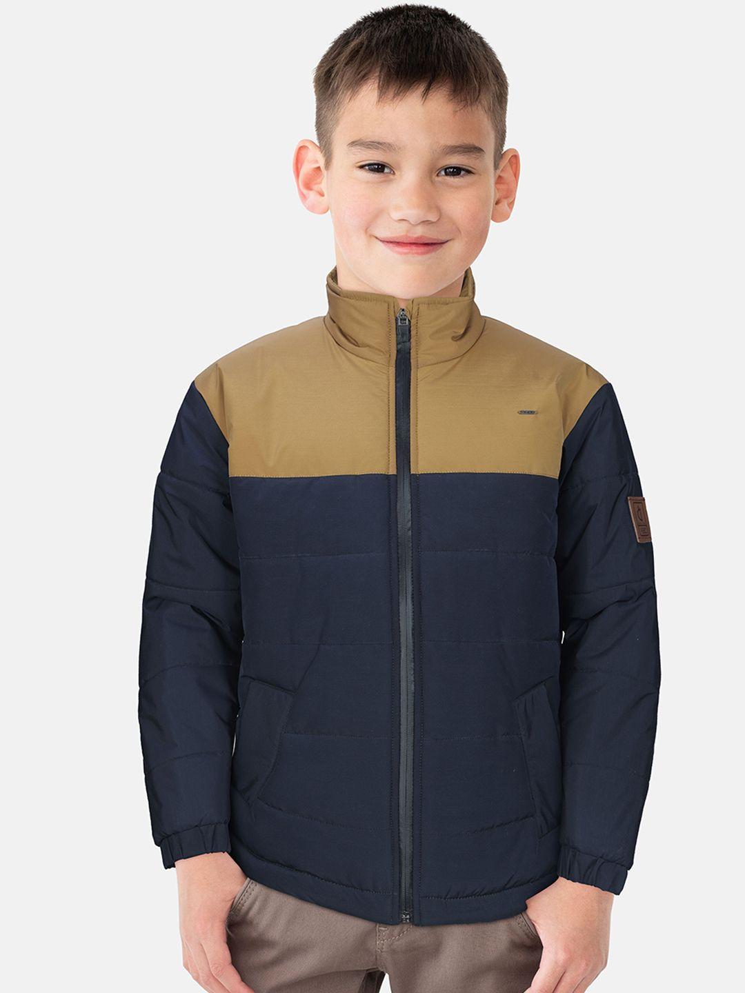 gini-and-jony-boys-navy-blue-&-beige-colourblocked-padded-jacket