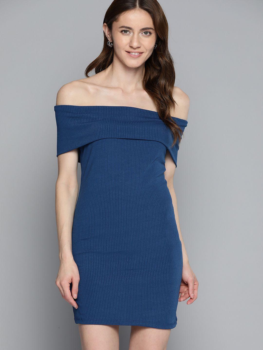 mast-&-harbour-ribbed-off-shoulder-bodycon-mini-dress